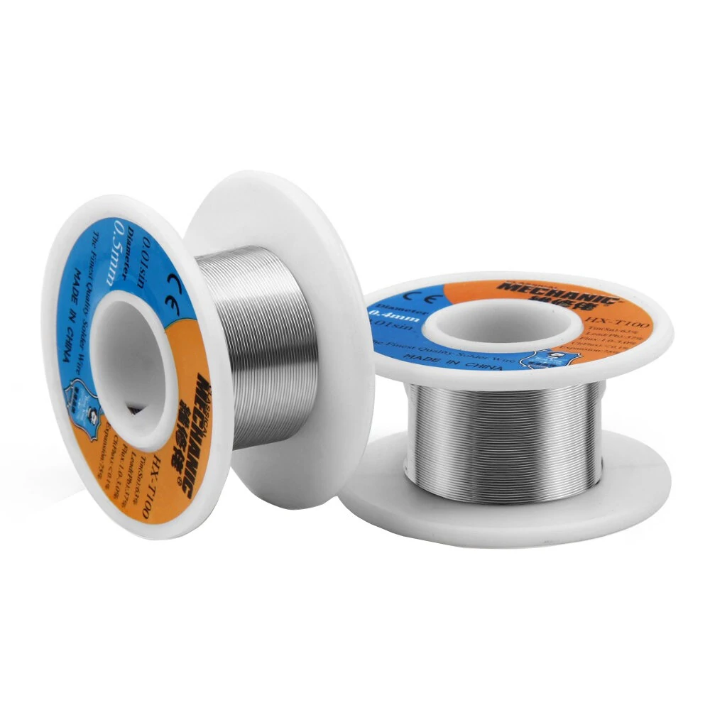 MECHANIC HX-100 Solder Wire 63/37 Tin Lead | 0.2mm-1.2mm Rosin Core | 55g Reel - Image 5