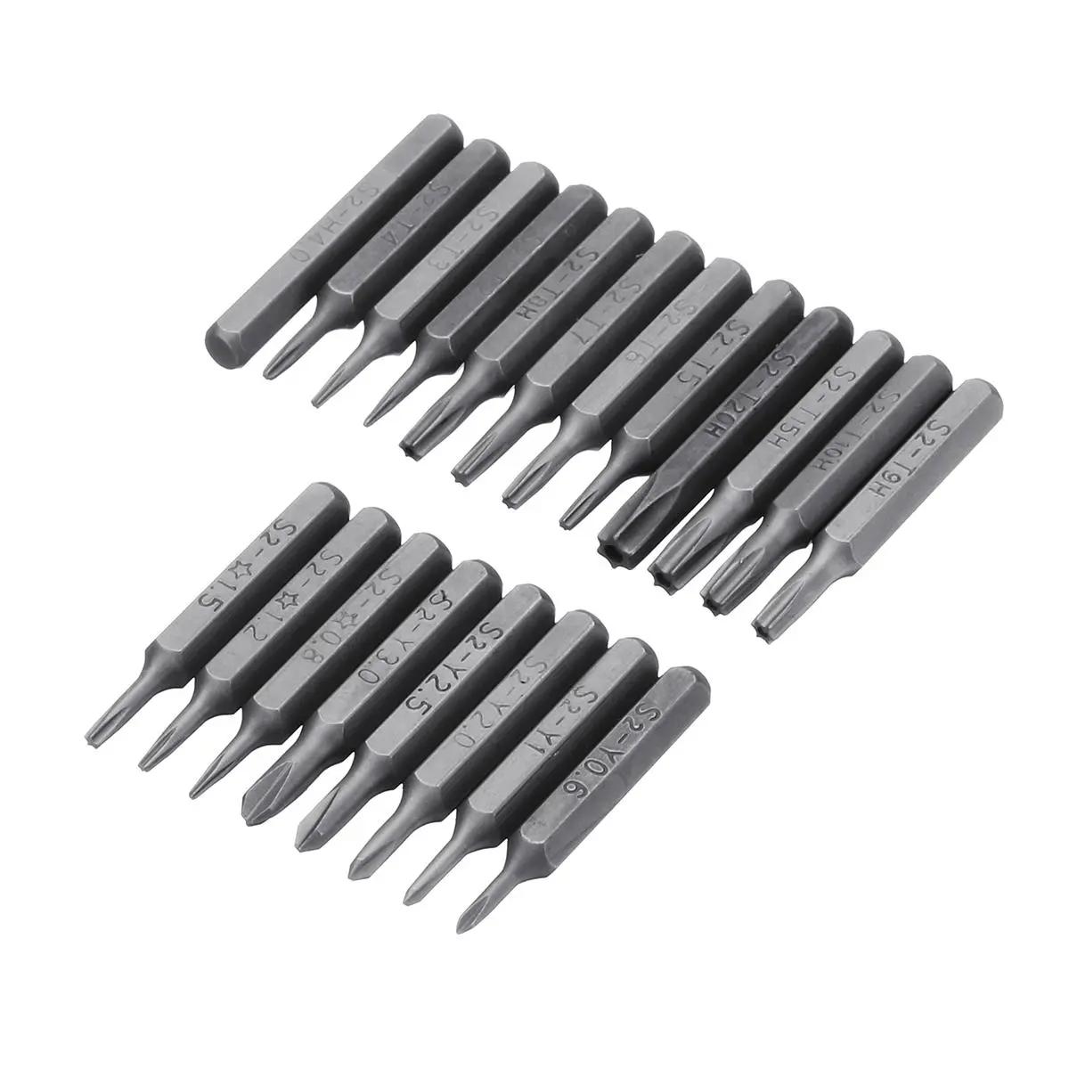 56pcs Screwdriver Bit Set - Alloy Steel Hex Shank Bits for Power Drills - Image 4