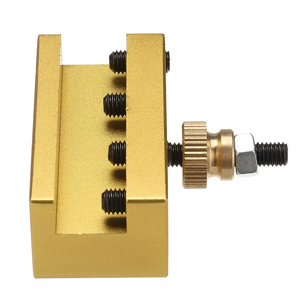 Machifit 1/4-3/8 Inch Turning & Facing Holder | 20x25x50mm Aluminum | Quick Change Tool Post - Image 3