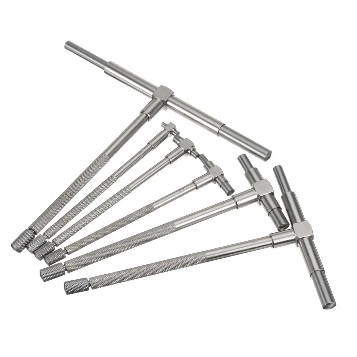 6Pcs Telescopic Gage Set - 5/16 to 6 Inch Bore Micrometer | Precision Measurement Tool - Image 3