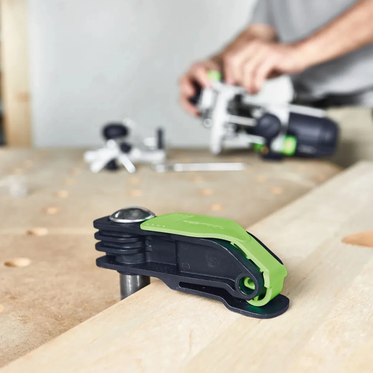 Festool MFT-HZ 80 Lever Clamp - 20mm Bench Dog Hold Down - One-Hand Operation - Image 3
