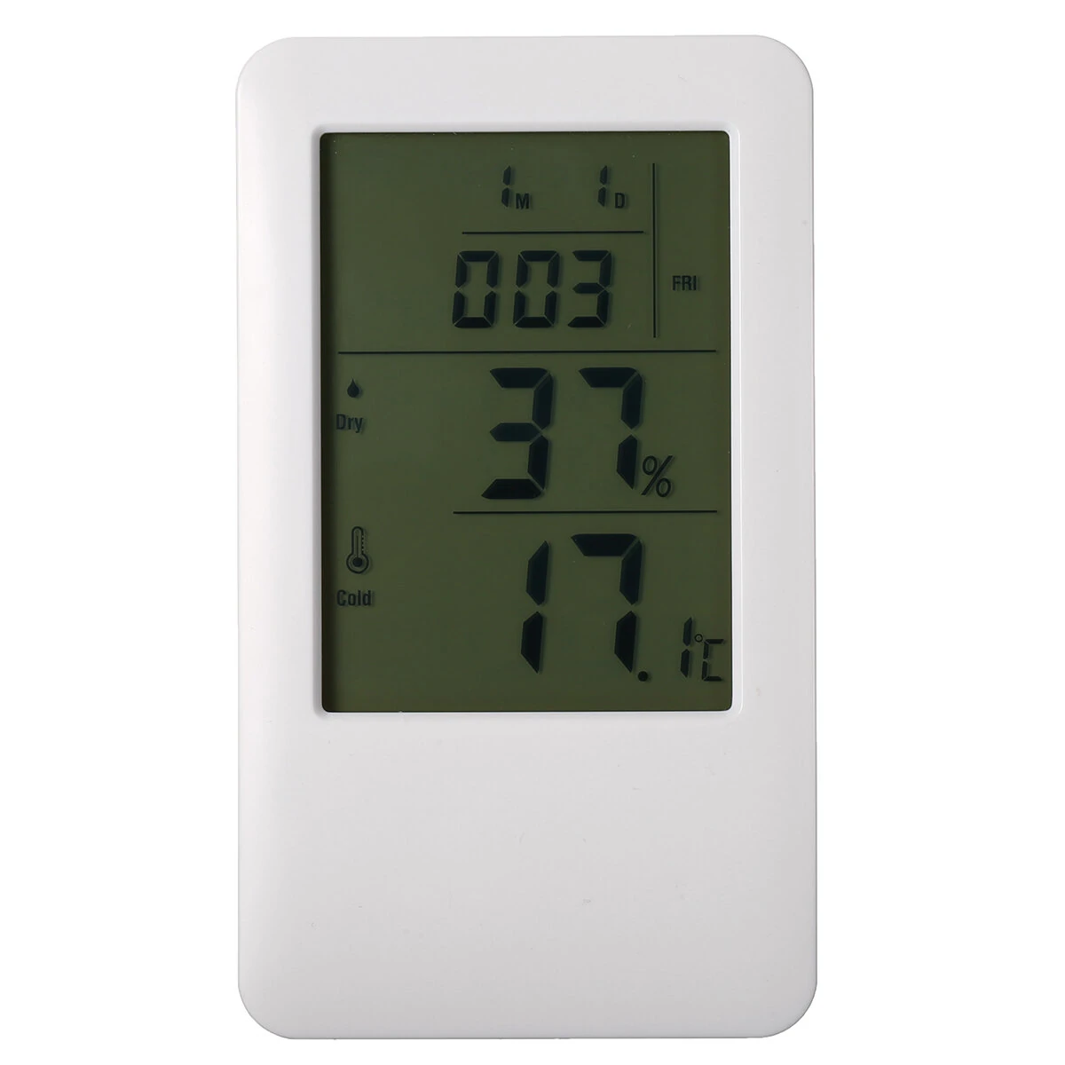 Digital Electronic Thermometer Hygrometer - Wet Dry LCD Display for Indoor - Image 2