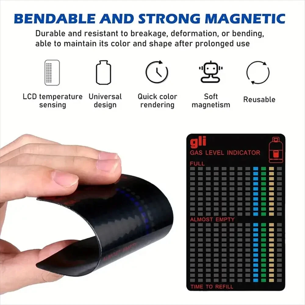 Gas Level Indicator for Propane Butane LPG - Magnetic & Customizable -100°C to 120°C - Image 3