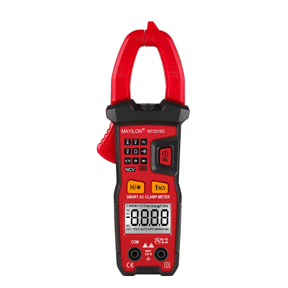 MY2016S Smart Clamp Meter - True RMS Multimeter | NCV, Capacitance, Hz Tester - Image 2