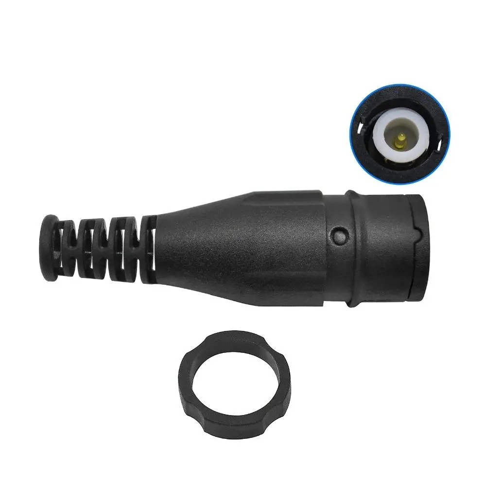 Cleqee P7001 BNC Male Plug Connector - Gold-Plated Solder Joint & Protective Shell - Image 3