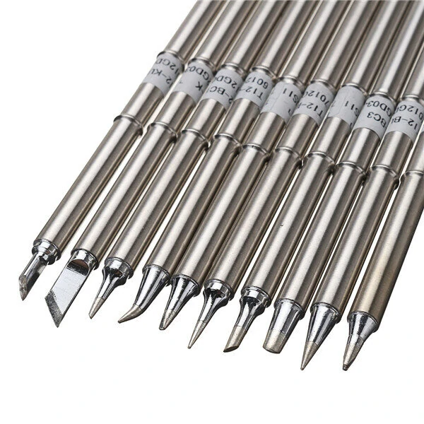10PCS T12 Lead-Free Alloy Soldering Iron Tips Set | Stainless Steel - Image 4
