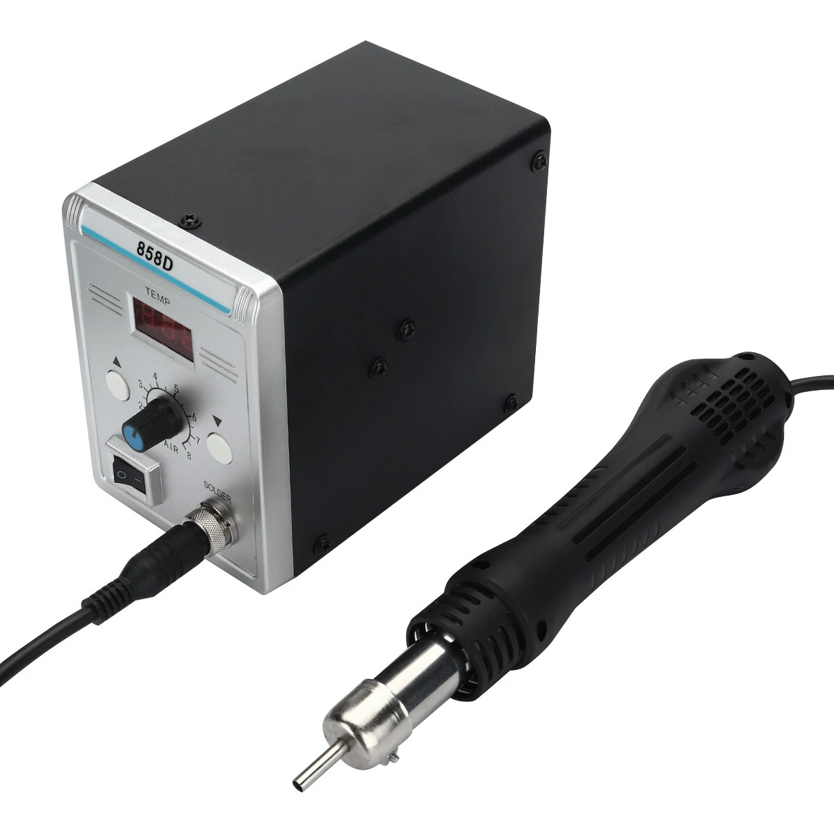 858D 700W Solder Station | BGA Rework & SMD Heat Air Gun | 220V/110V - Image 5