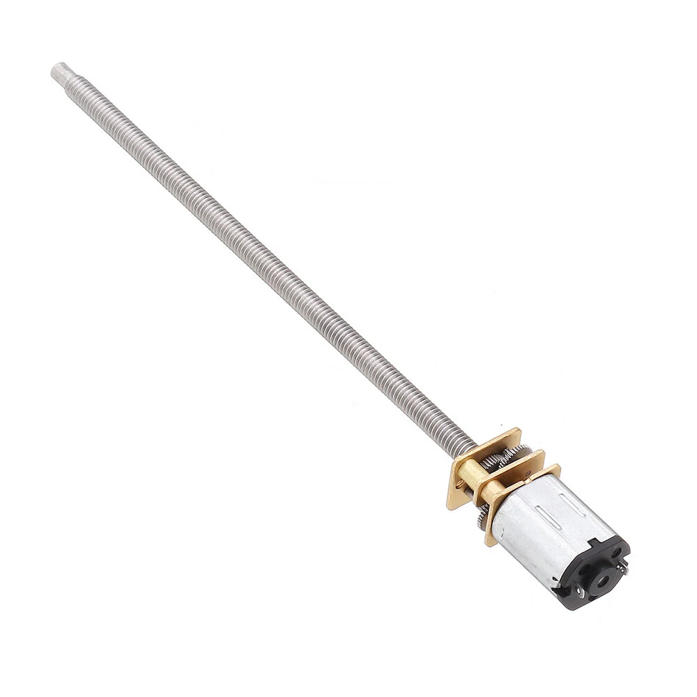 Machifit GA12N20 DC 12V Gear Motor - Extra Long Thread Output Shaft - Image 3