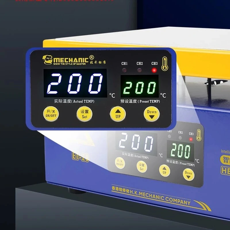 Mechanic ET-10 Digital Heating Table | BGA Reballing & PCB Repair Platform - Image 3
