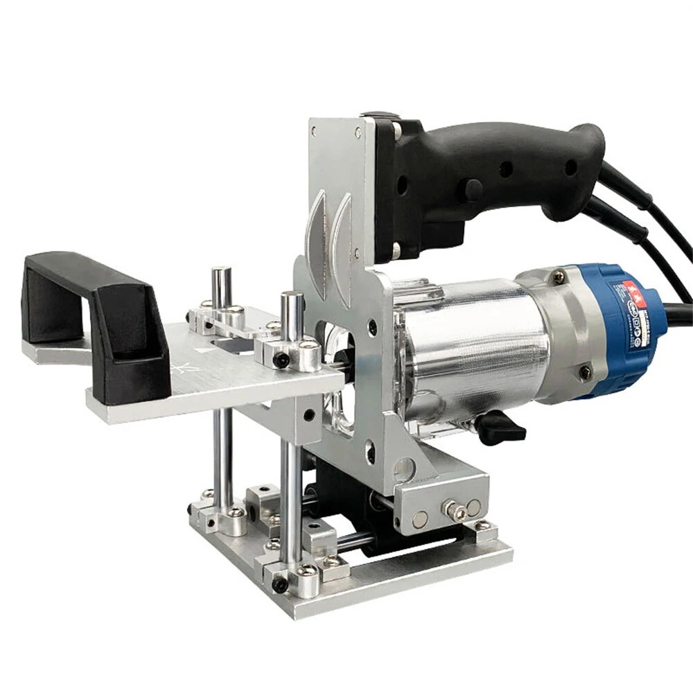 Woodworking Slotting Locator & Router Trimming Machine | 2-in-1 Invisible Fastener Punch Bracket for Wardrobe Cupboard - Image 3