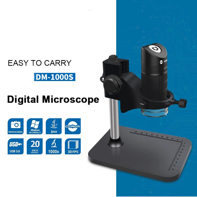 SUNSHINE DM-1000S Portable Digital Microscope | 1000X Magnification & HD CMOS Sensor - Image 4