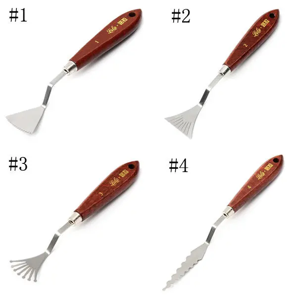 Stainless Steel Palette Scrapers - Artist Painting Tool & Shovel Spatula - Image 5