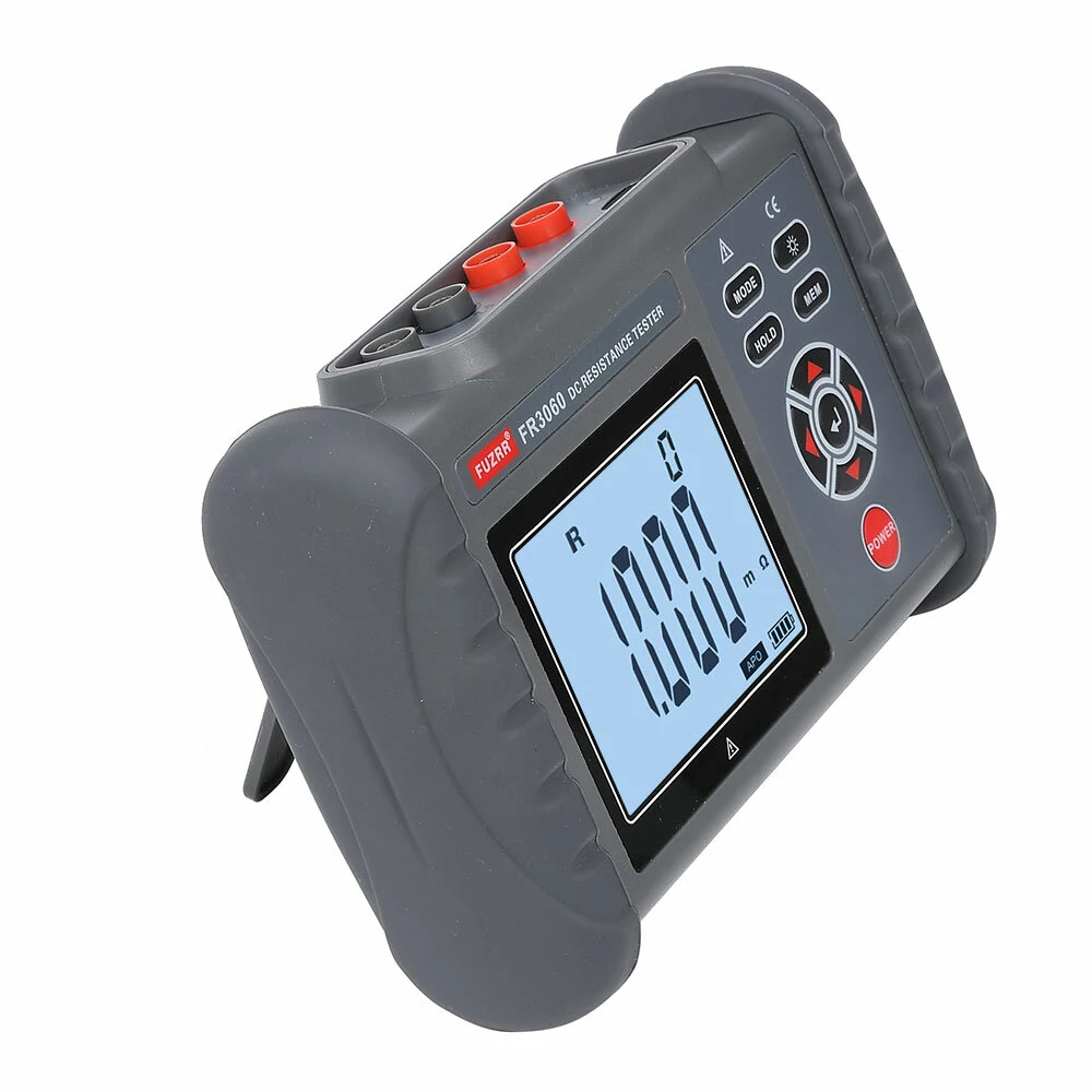 FR3060 Handheld DC Low Resistance Tester | 1uΩ Micro-ohm Meter with USB Data Upload - Image 2