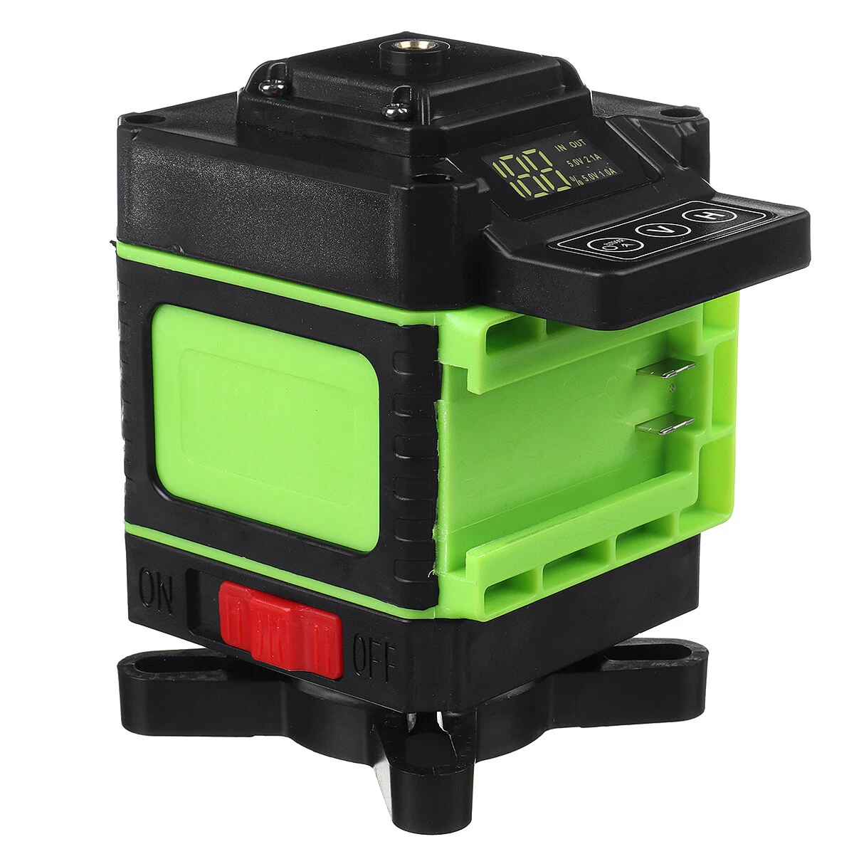 3D Laser Level 12 Lines Green Light | 360 Self-Leveling Rotary Laser | EU Plug - Image 3