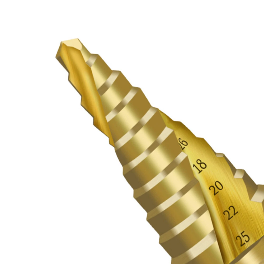 Drillpro 6.35mm Hex Shank Step Drill Bit | HSS 4241 Titanium Coated for Metal - Image 4