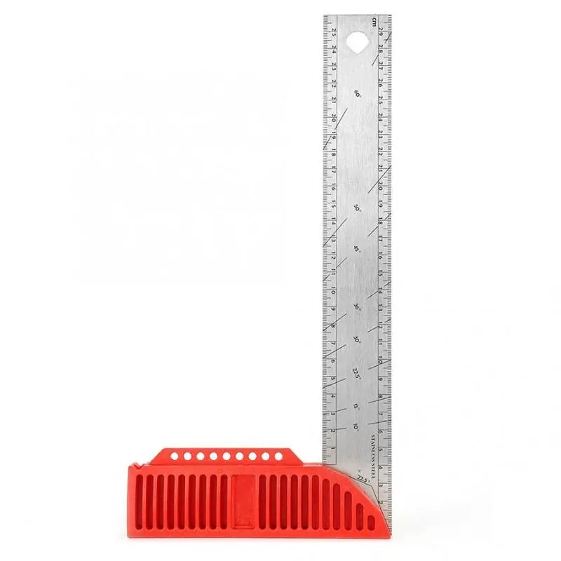 Stainless Steel 90 Degree Angle Ruler - 20/25/30/40cm - Woodworking Tool - Image 2
