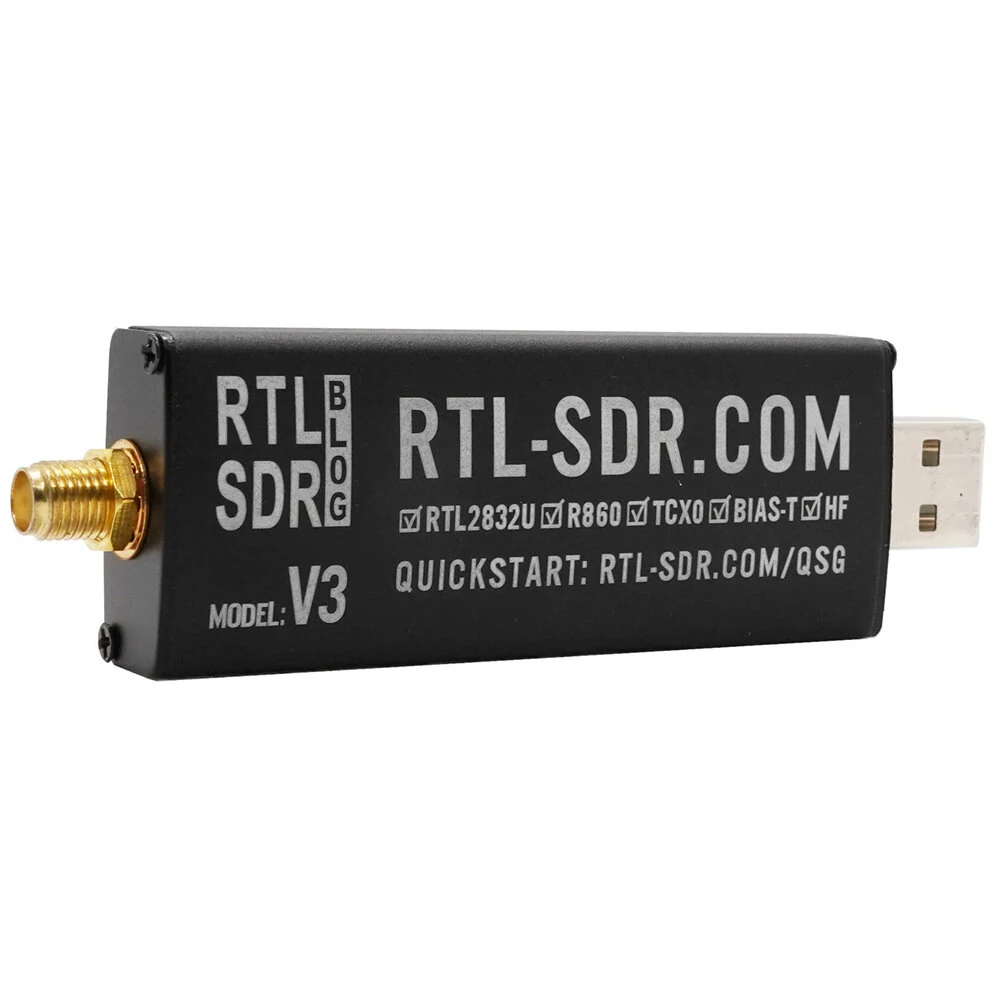 RTL-SDR Blog V3 R820T2 Software Defined Radio | 500 kHz-1.7 GHz with Dipole Antenna - Image 2