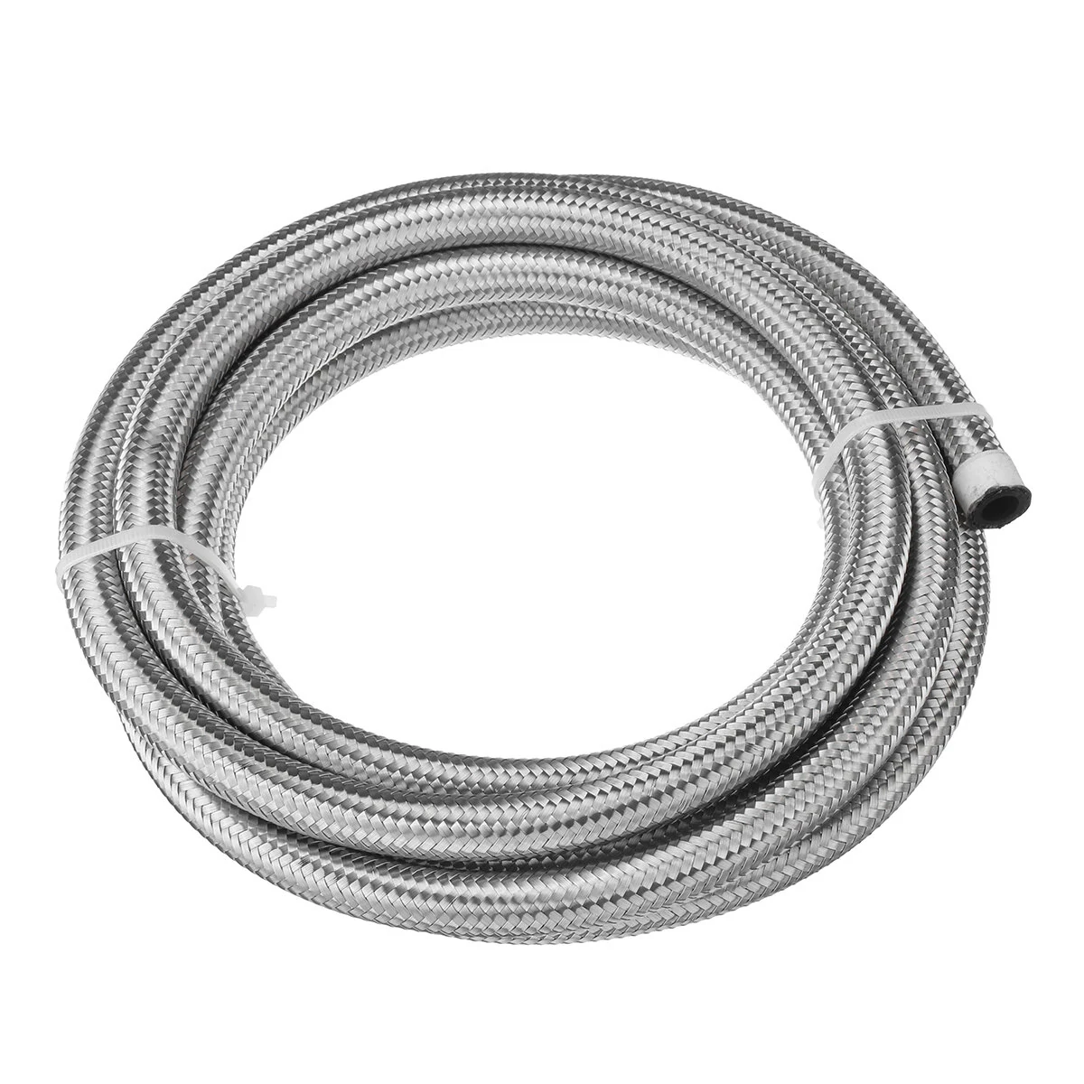 Stainless Steel Braided Fuel Hose - AN4 AN6 AN8 AN10 - 10FT Oil Gas Line - Image 4