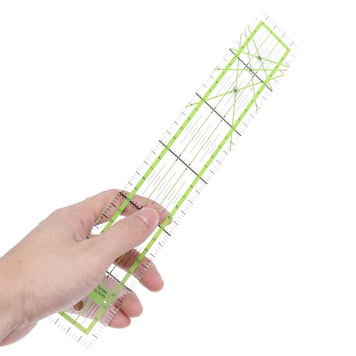 Acrylic Patchwork Sewing Ruler - 30cm x 5cm Fabric Tailor Measuring Tool - Image 2