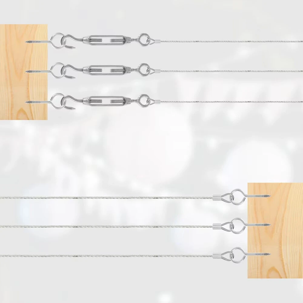 304 Stainless Steel PVC Coated Cable Railing Kit | 30m Heavy Duty for Deck & Balcony - Image 4