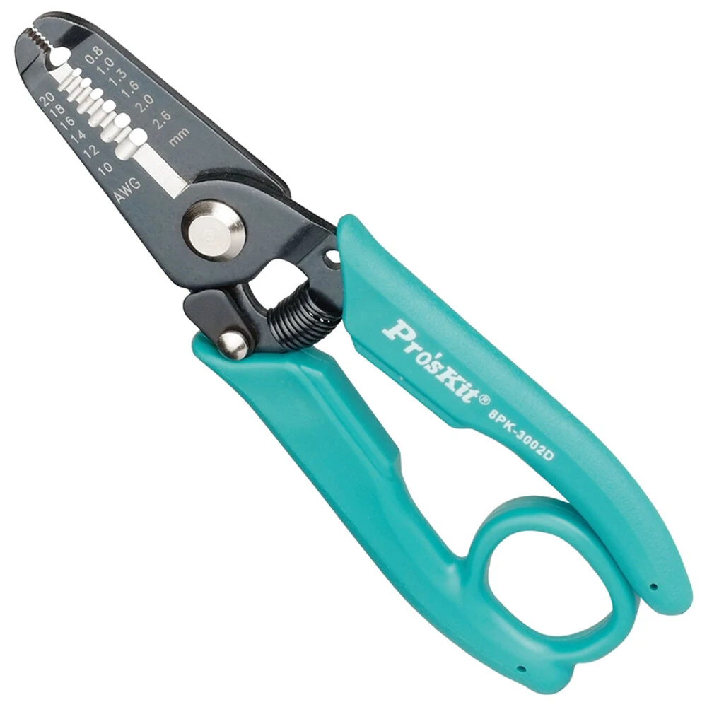 Pro'skit 8PK-3002D Wire Stripper | 0.8-2.6mm Cable Cutter & Precision Pliers - Image 2