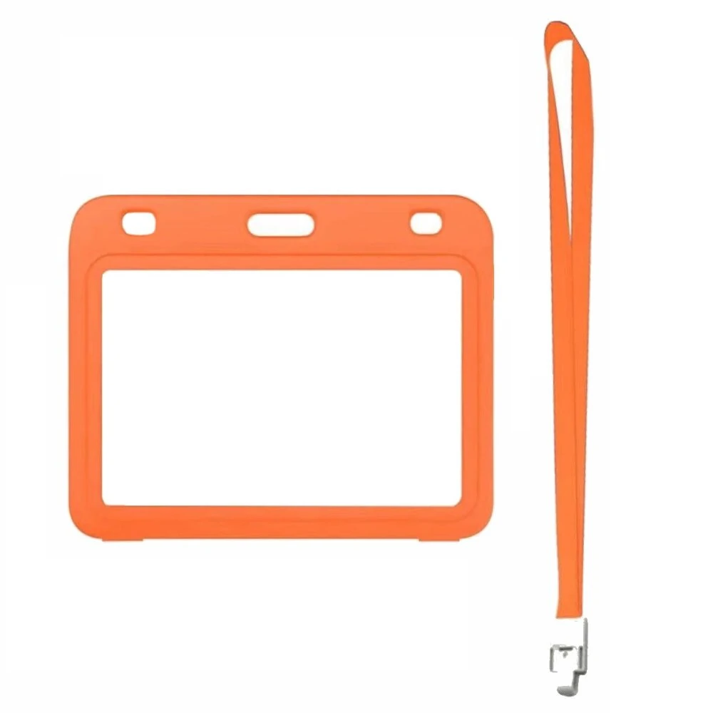 4x3 Inch Vaccination Card Protector with Lanyard | Double Side PP Plastic Holder - Image 5