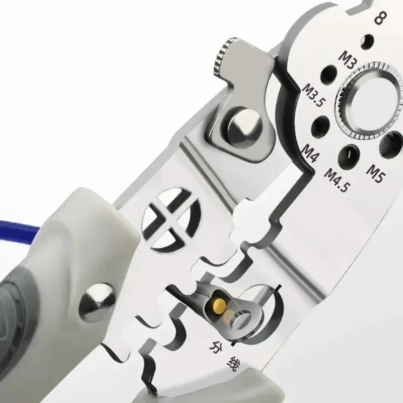 Multi Functional 5-in-1 Wire Stripping Pliers | Cutting Crimping Tool | Non-Slip Handle - Image 3