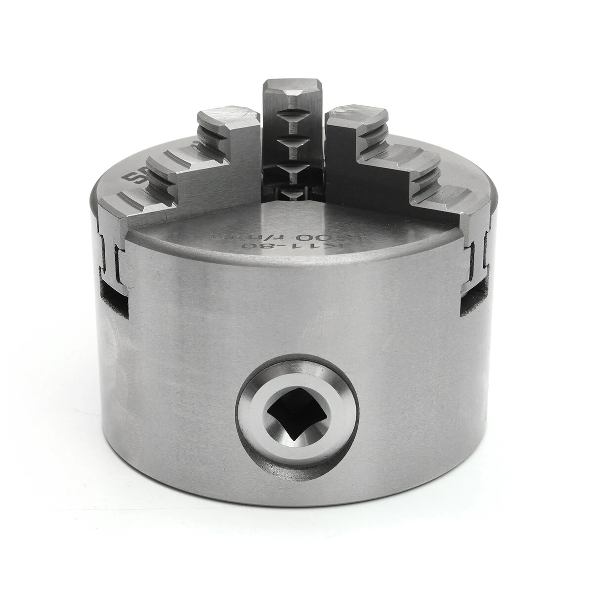 SANOU K11-80 80mm 3 Jaw Self-Centering Lathe Chuck - Manual Chuck - Image 3
