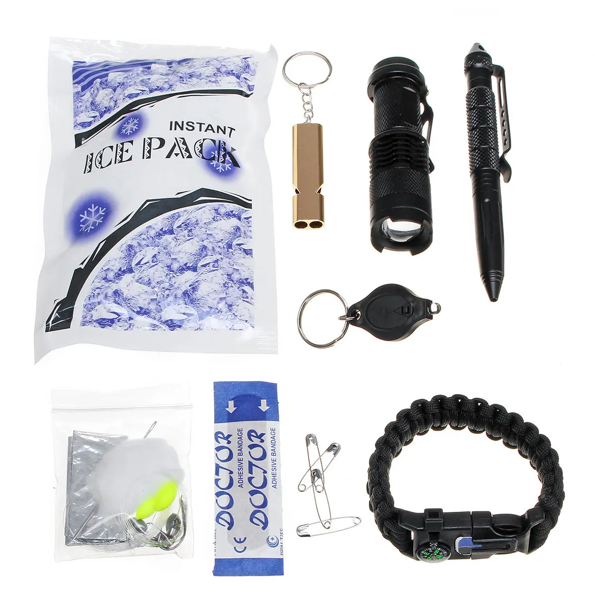 25 in 1 SOS Emergency Survival Kit - Camping & Outdoor Tactical Gear Tools - Image 2