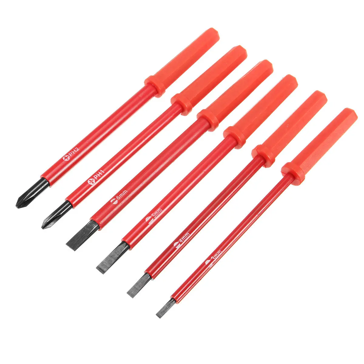 VESSEL 6-in-1 Insulated Screwdriver Set | 1000V High Voltage | Repair Tools Kit - Image 2