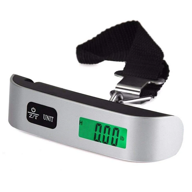 Digital Luggage Scale - 110lb/50kg Capacity - Portable Hanging Suitcase Weight with LCD Display - Image 3