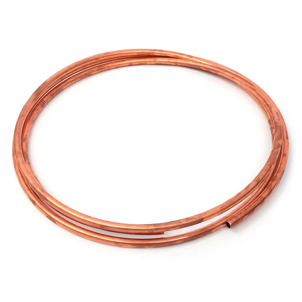 R410A AC Copper Pipe Coil - 3/8 Inch | 1/2/3/4/4/7/10/15/20m Lengths - Brass Tube - Image 2