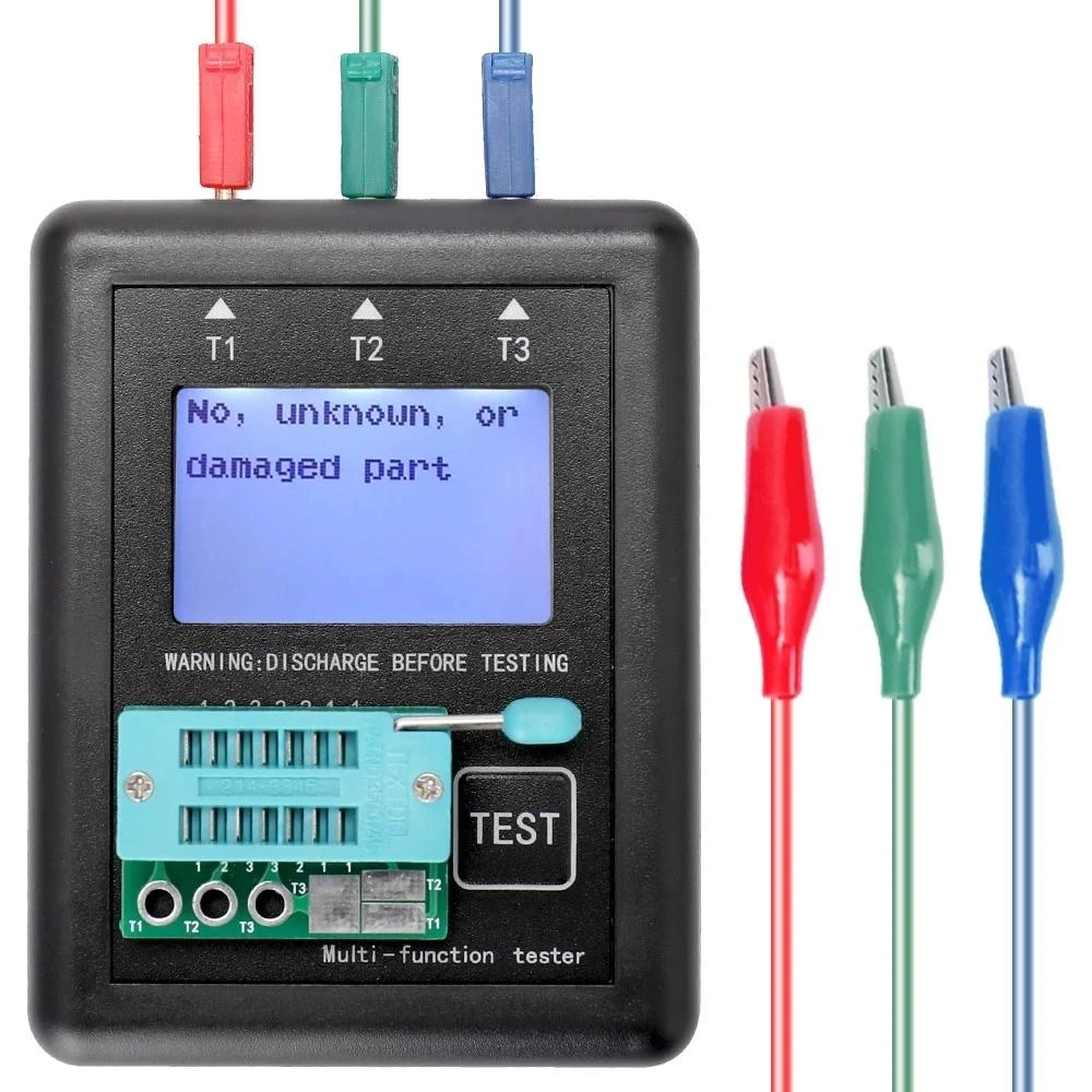 M328 Transistor Tester | ESR Meter & LCR Tester with Test Board - Image 2