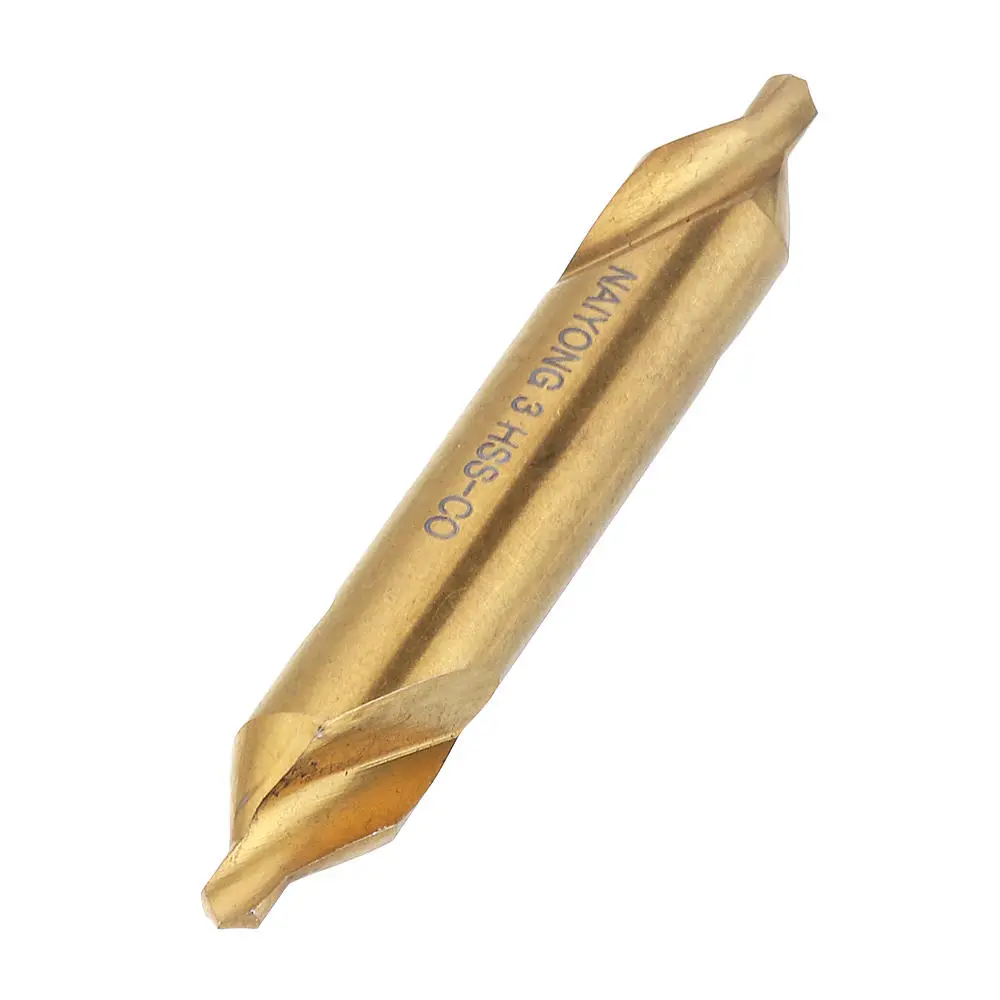 Drillpro HSS Titanium Coated Center Drill Bit | 60 Degree Countersink | 1-5mm Set - Image 5