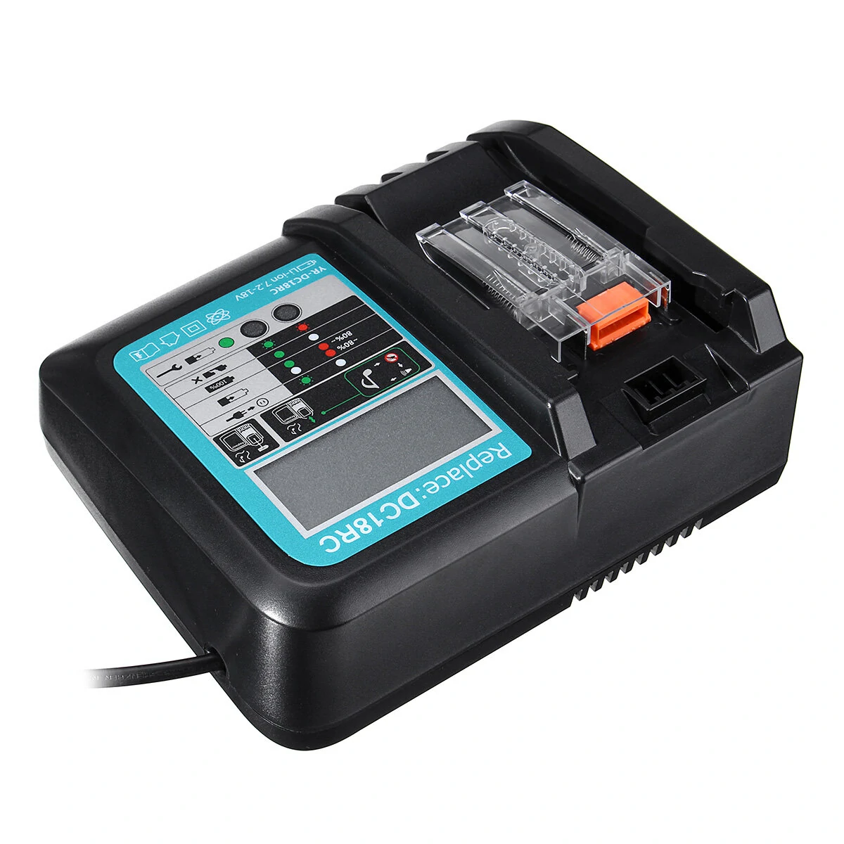 Makita DC18RC Fast Charger | USB & LED Display | For BL1830 BL1840 BL1850 18V Batteries - Image 4