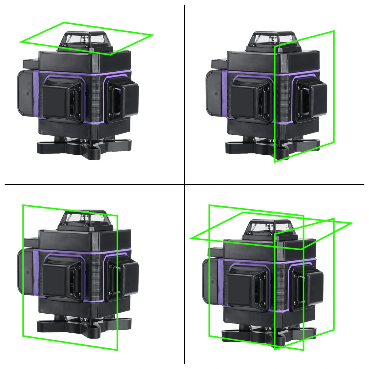 16 Line 4D Green Laser Level | Self-Leveling 360° Rotary Cross Line - Image 3