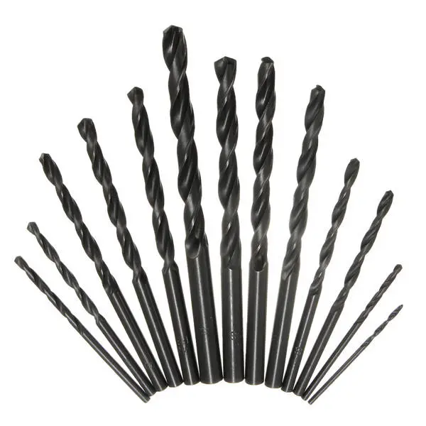 HSS Twist Drill Bit Set - 13pcs 1.5-6.5mm Straight Shank High Speed Steel - Image 3