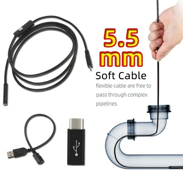 5mm & 7mm USB-C Borescope Camera | For Android Smartphone & Car Inspection - Image 5
