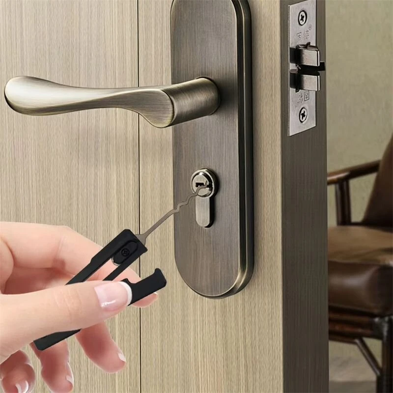 Reliable Locksmith Multi-Tool Kit - Compact Stainless Steel - Quick Access Automotive Keys - Image 4
