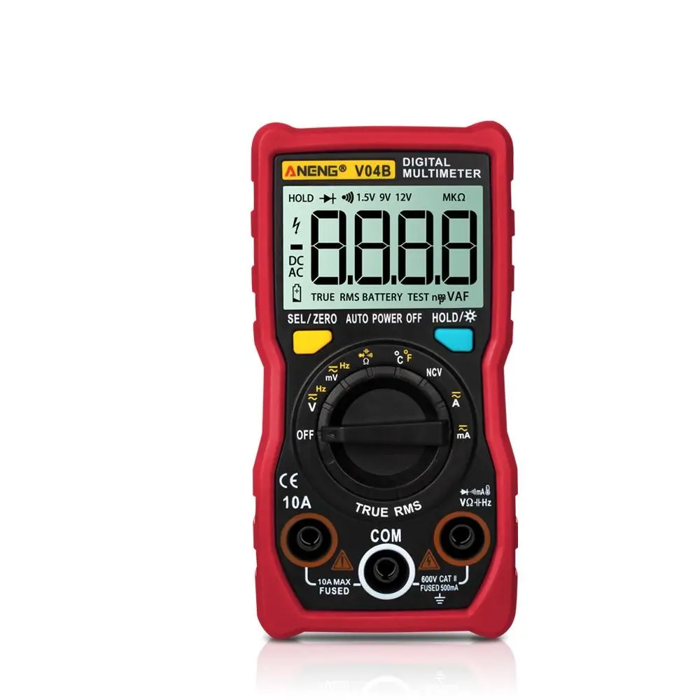 ANENG V04B True RMS Multimeter | 4000 Counts, NCV, Capacitance & Temp - Image 4
