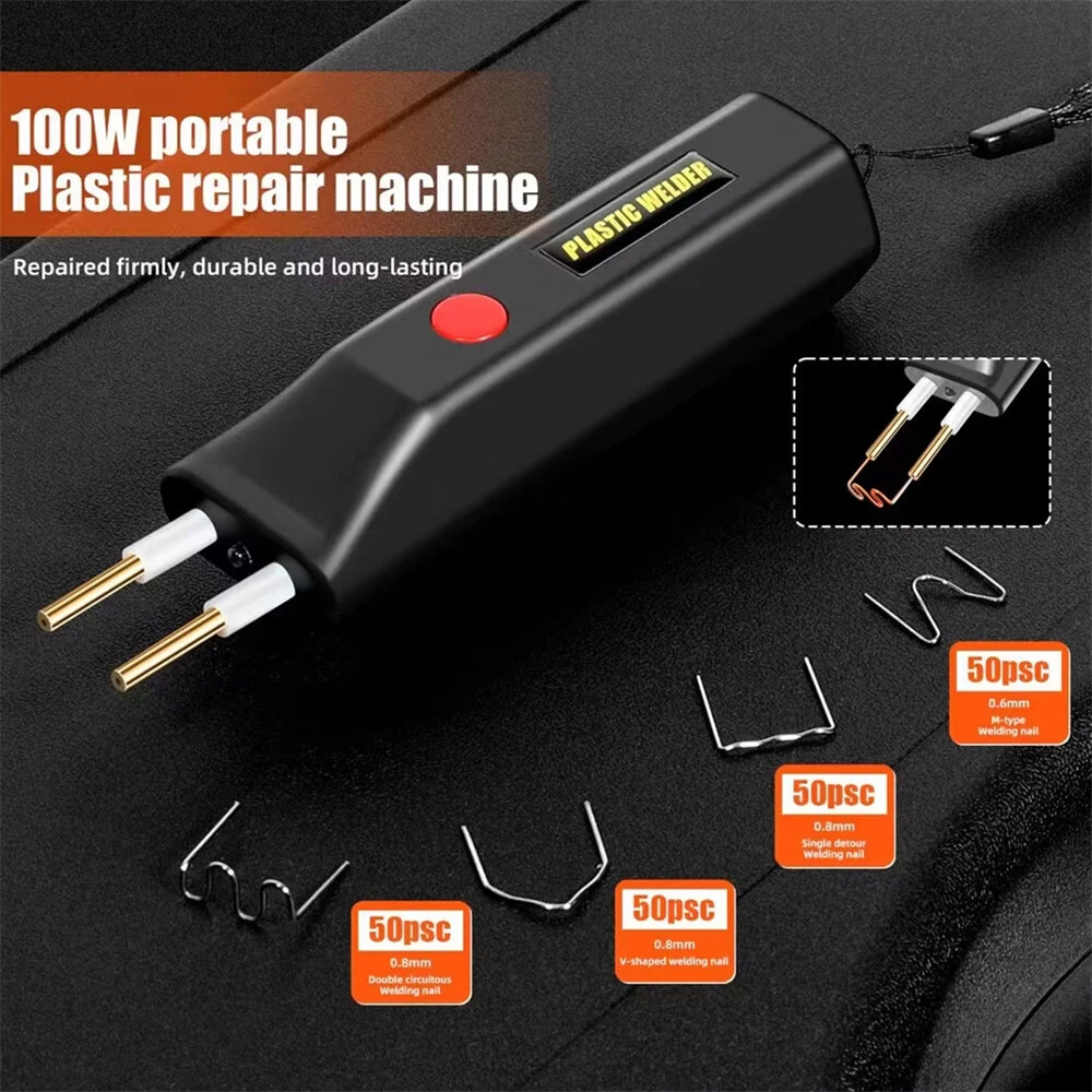 100W Cordless Plastic Welder Gun | 2500mAh Battery & 200 Staples for Car Bumper Repair - Image 4