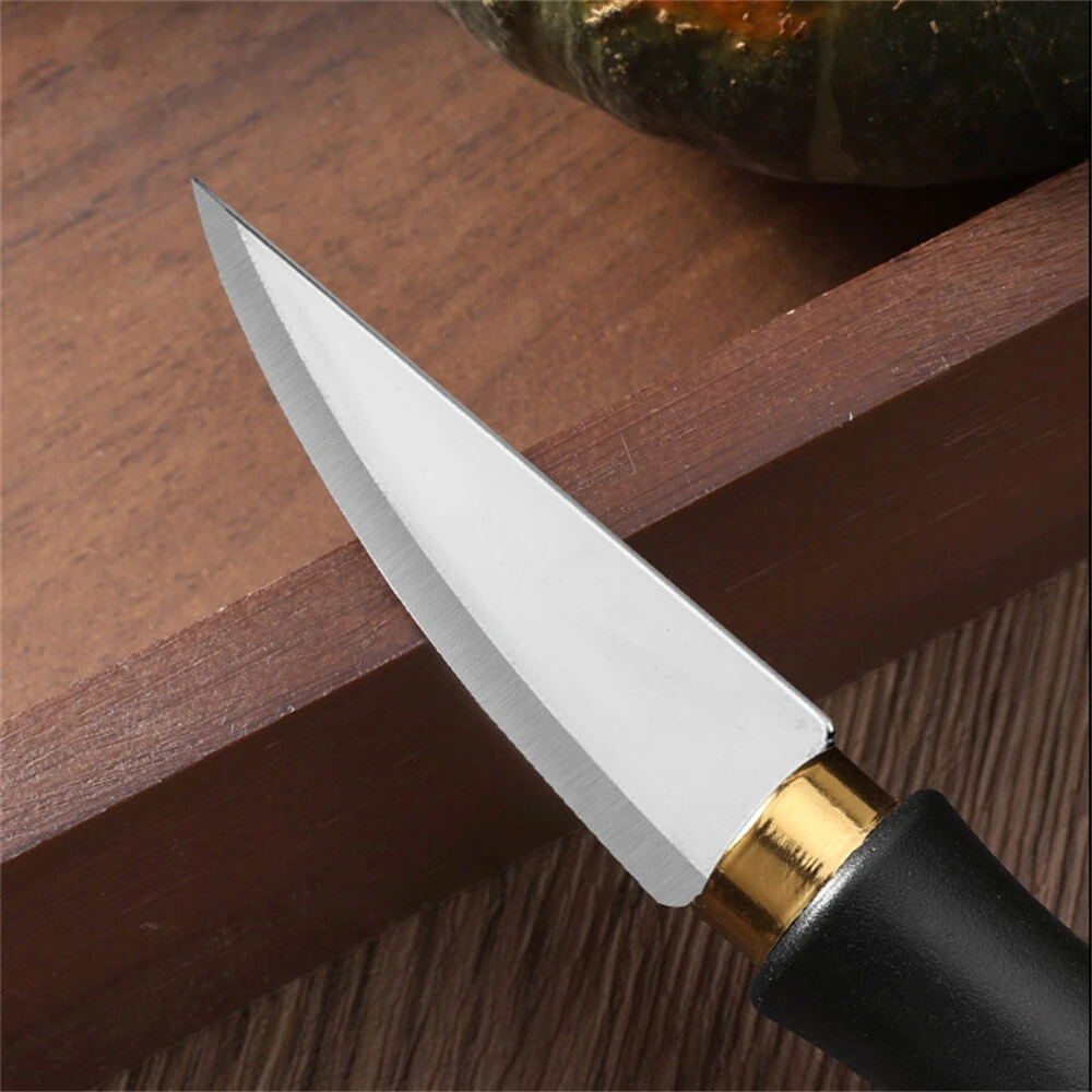 Wood Carving Tool Kit - 4pcs Stainless Steel Blades | Professional Detail Cutter Set - Image 3