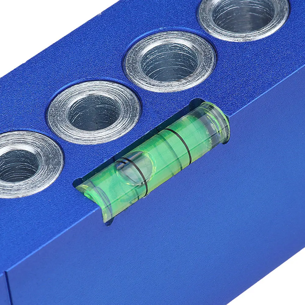 Aluminum Alloy 90 Degree Drill Guide | 6-10mm Doweling Jig with Bubble Level - Image 3