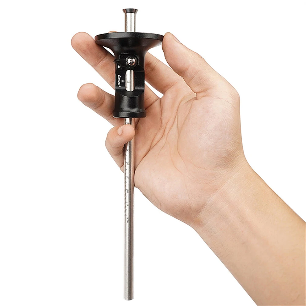 Dovetail Jig Wheel Marking Gauge - Aluminum Alloy Woodworking Scriber & Mortise Measuring Ruler - Image 3