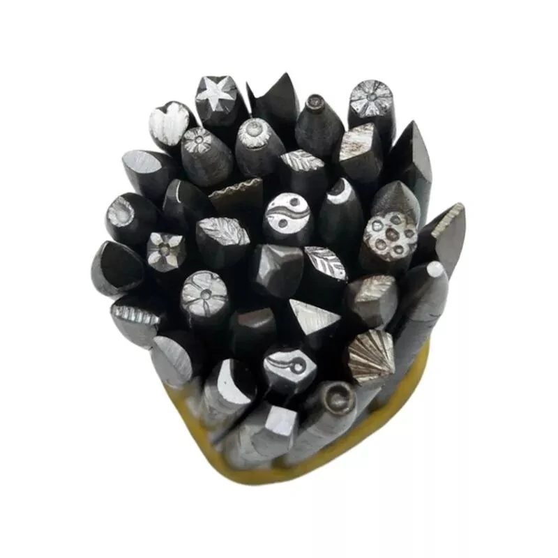 DIY Crafts Tool Steel Punches Set - 20Pcs Flower Punch Stamp for Jewelry Making - Image 2