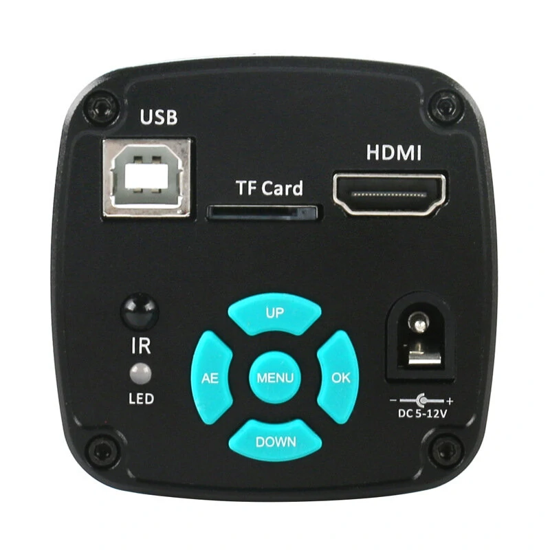 48MP Digital Microscope Camera | 4K HDMI USB | 1X-130X Zoom C-Mount Lens for Soldering & Phone Repair - Image 4