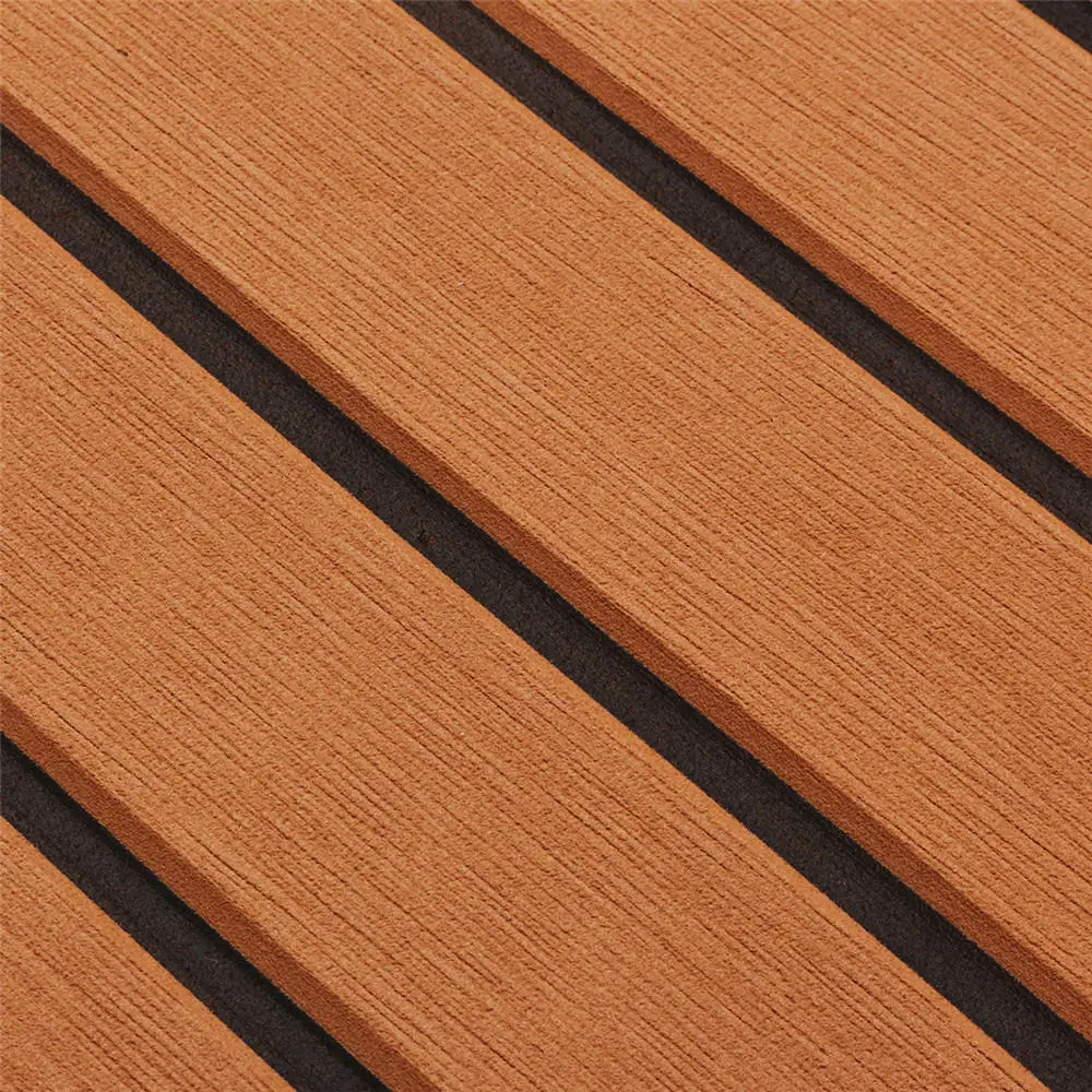 Upgrade Brown EVA Foam Boat Flooring - 6mm Thick Faux Teak Decking Sheet 240x120cm - Image 4