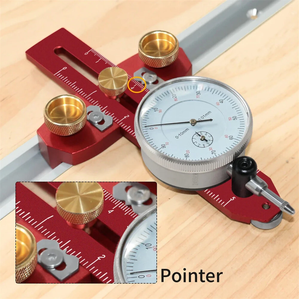 Woodworking Table Saw Calibration Positioner | 0-120mm Wide Adjustment | 0.01mm Precision Alignment - Image 4