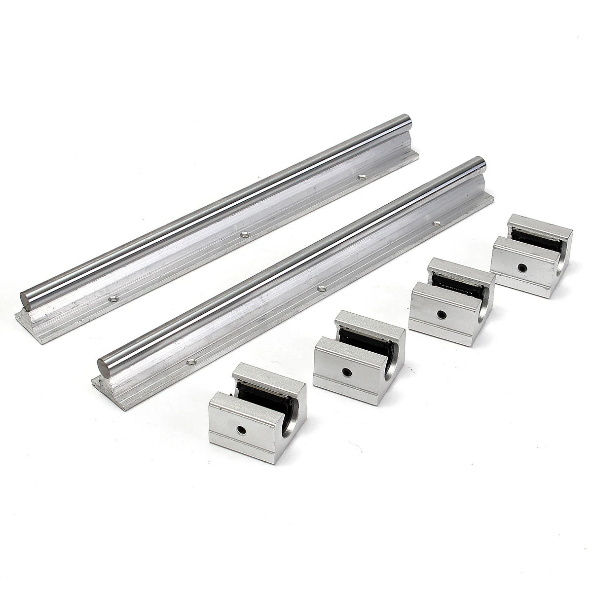 Machifit SBR12 400mm Linear Rail Shaft Rod - 4 SBR12UU Blocks | Ball Bearing - Image 4