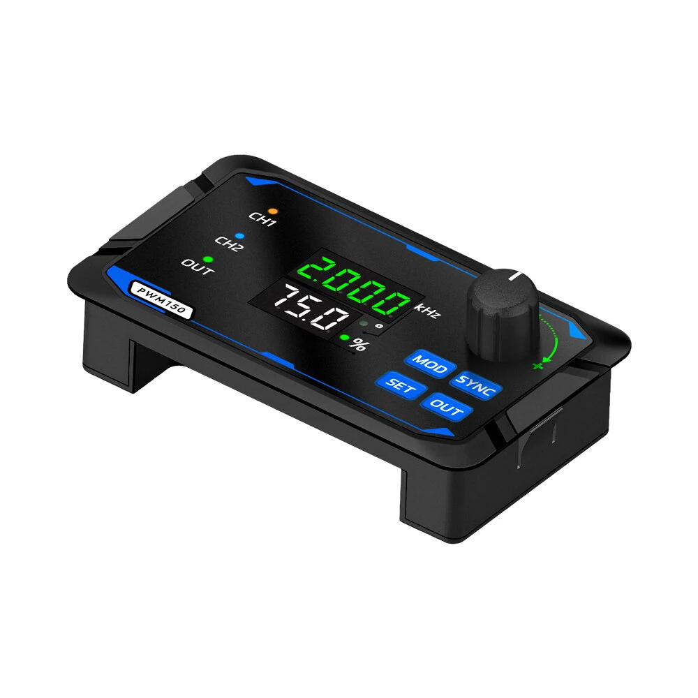 JUNCTEK Dual-Channel PWM Signal Generator | 1Hz-150kHz | Adjustable Duty Cycle & Phase - Image 5